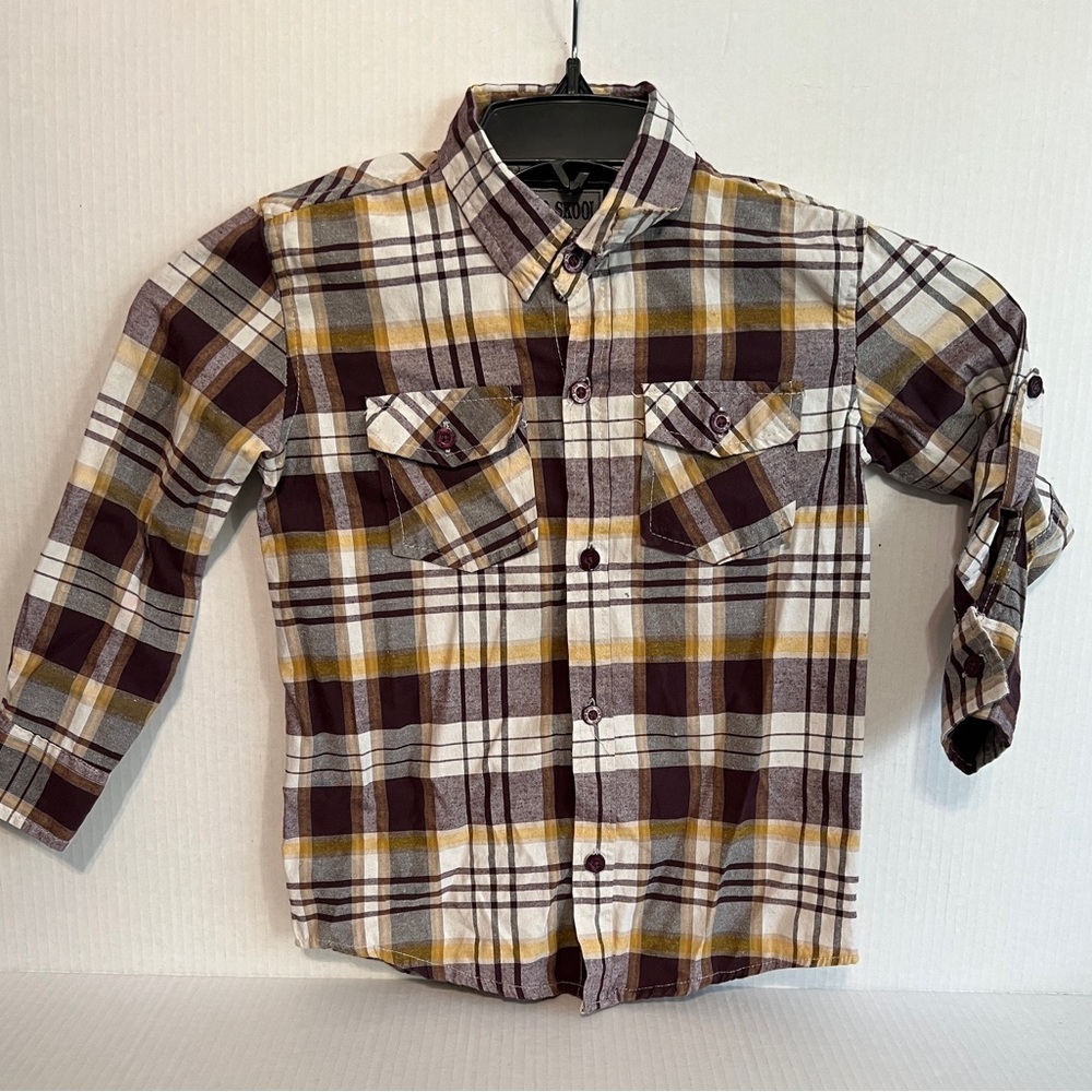 Old Skool Boys Button Down Shirt